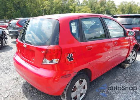 2008 Chevrolet Aveo 5 Ls z USA, uszkodzony, nr VIN KL1TD66648B218532